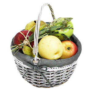 Корзина с фруктами яблоки и груши 2 кг в Заречье