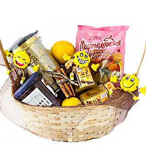 Корзина с медом и чаем в Заречье