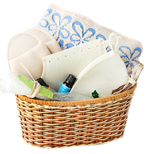 Корзина с набором для бани в Заречье