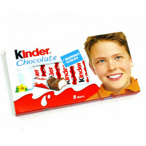 Киндер Шоколад 8 плиток 100 грамм в Заречье