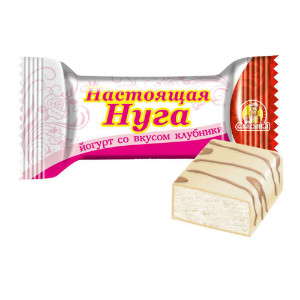 Настоящая нуга йогурт со вкусом клубники в Заречье