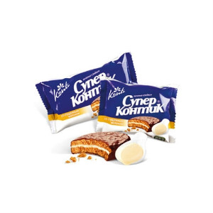 Печенье-сэндвич "Супер Контик" 50 грамм в Заречье