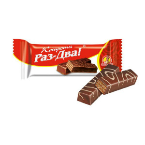 Конфеты вафельные Раз-Два! 30 грамм в Заречье