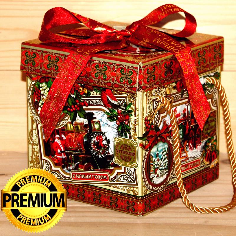 Премиум подарок в картонной упаковке на Новый 2026 год в Заречье